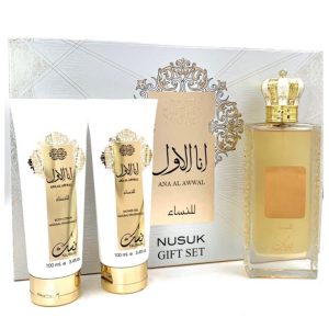 Nusuk Ana Al Awwal Women gift set Arabic Perfume