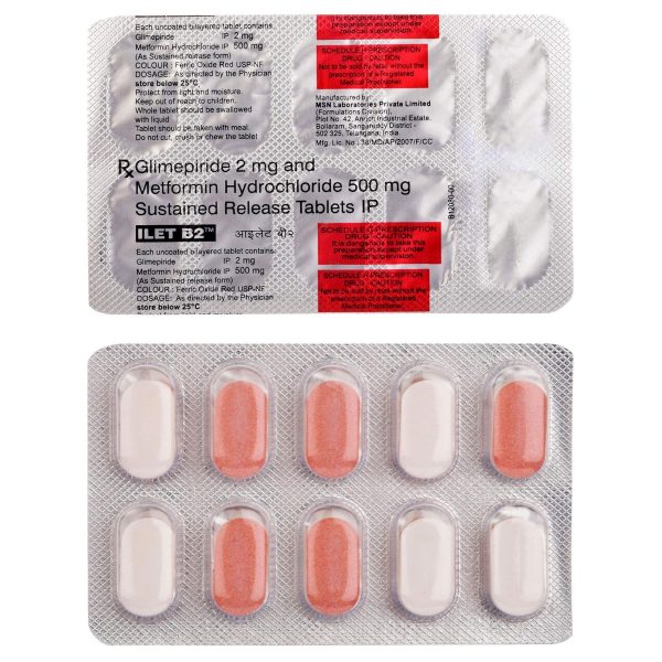 Ilet B 2 30 Uncoated Tablets